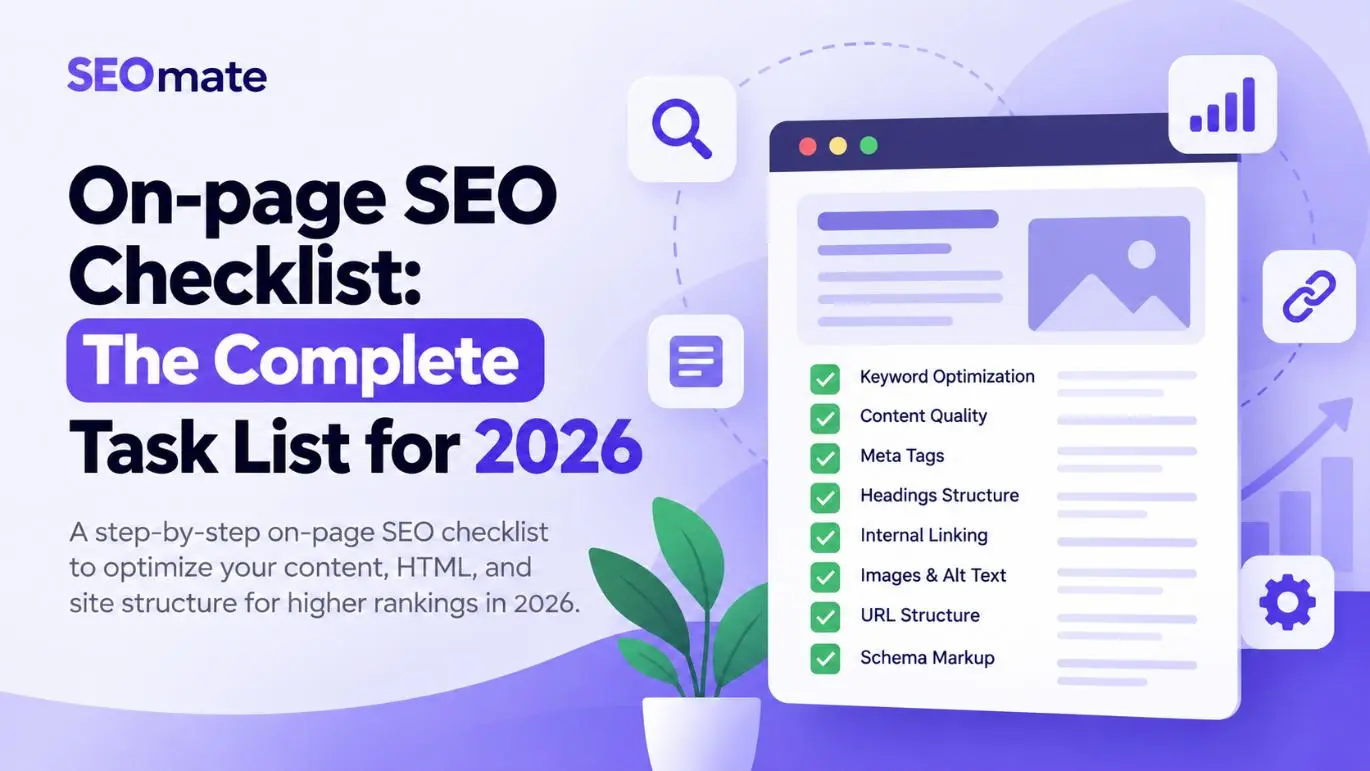 On-Page SEO Checklist 2026